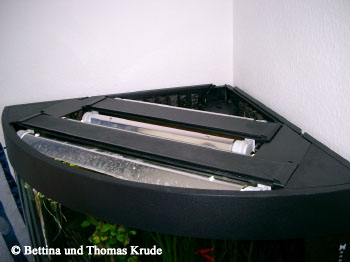 abdeckung mit beiden leuchtbalken